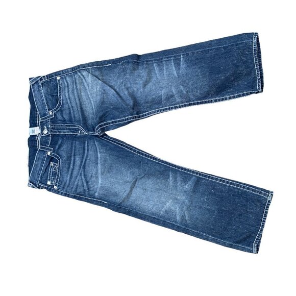 Vintage True Religion Jeans Size 36 STRAIGHT Blue - Picture 6 of 6